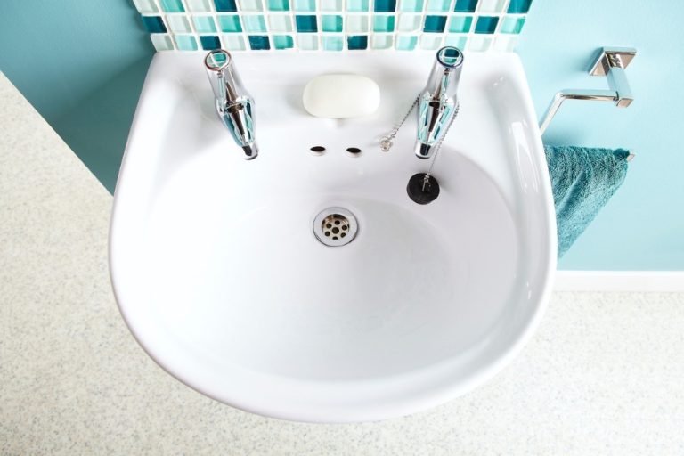 Damaged bathroom sink Selwood Housing Affordable Homes