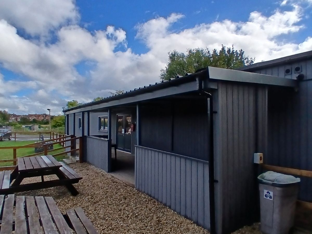 New cabin installed in a forest community centre