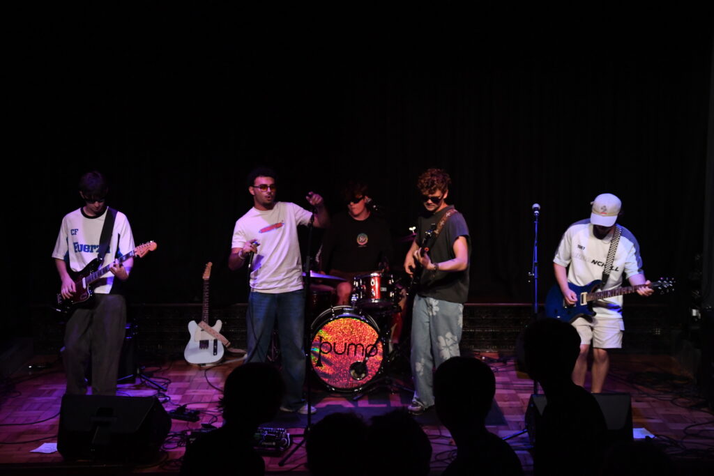 A band performing for TeenTrowbridge