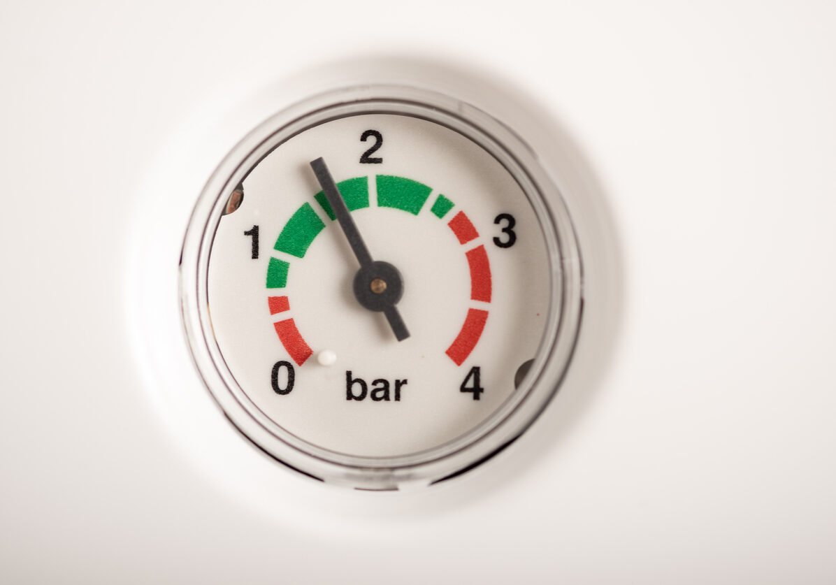Boiler pressure gauge